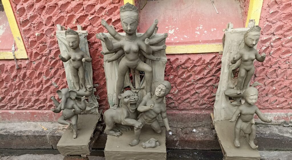 নির্মিতমান দূর্গা মূর্তি, কুমারটুলি